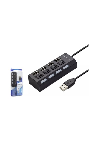 Bilgisayar Keyfi İçin 4 Çıkışlı Usb Kablolu Çoklayıcı Hub