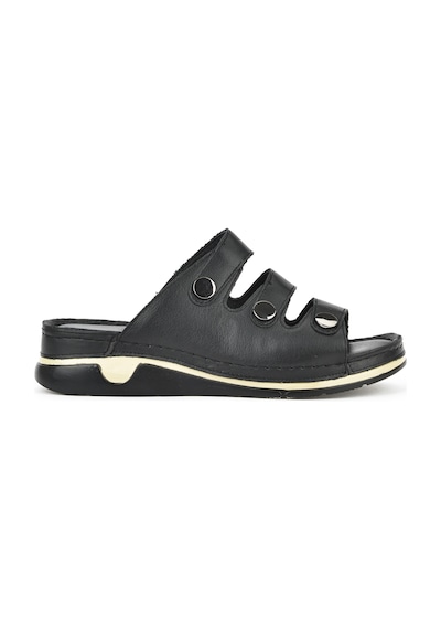 Ziya, Kadın Hakiki Deri Terlik 1511008z15 Siyah 1511008z15 000 Siyah