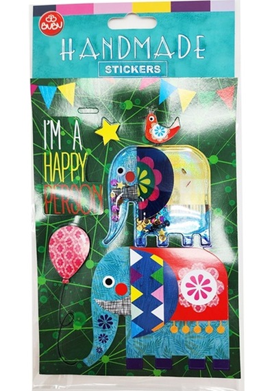 Bu-bu Handmade Stickers Filler 12,5x23,5 Bubu-hmsb-103 Çok Renkli