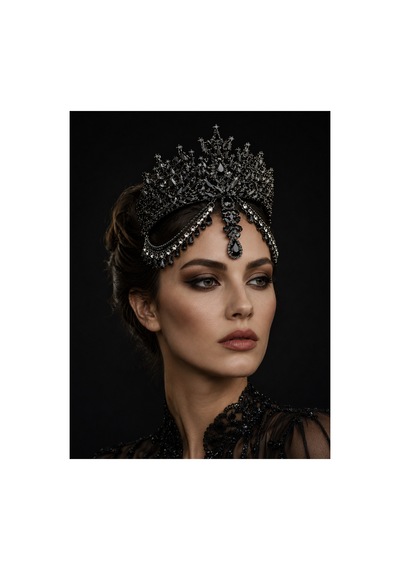 Hürrem Sultan Tacı Gelin Tacı Kına,söz,nişan,after Taç Siyah - 889279236 Siyah