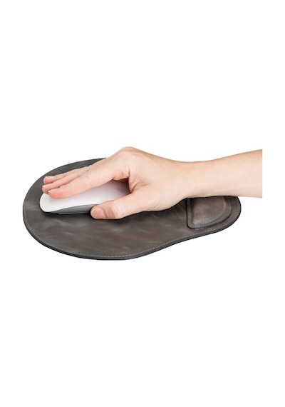 Bileklikli Deri Mouse Pad Vs4Ef Gri