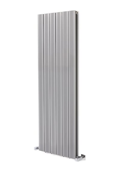 1200x475mm Amber Dikey Gümüş Gri Alüminyum Radyatör Standart Bağl