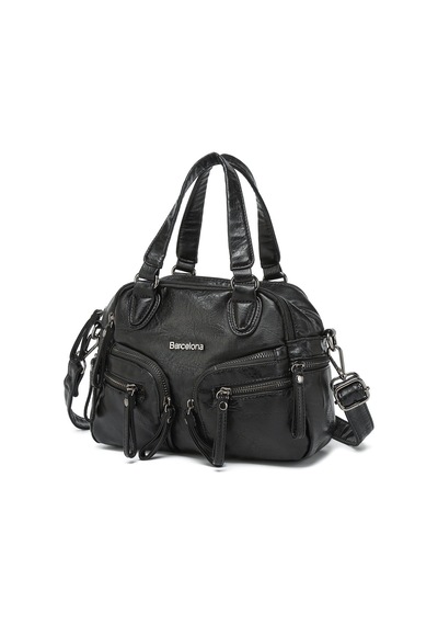 Smart Bags Pudra Küçük Boy Çok Cepli Uzun Askılı Kadın Günlük El Ve Omuz Çantası Siyah