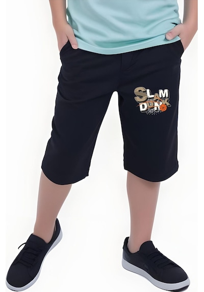 Fyk Kids Erkek Çocuk Yazlık Slam Dunk Baskılı Alt-üst Takım Mint Yeşil