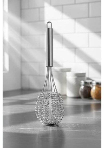 Mien Metal Çırpıcı Seti Pasta Kek Çırpma Teli Tırtıklı Model Metal Diğer