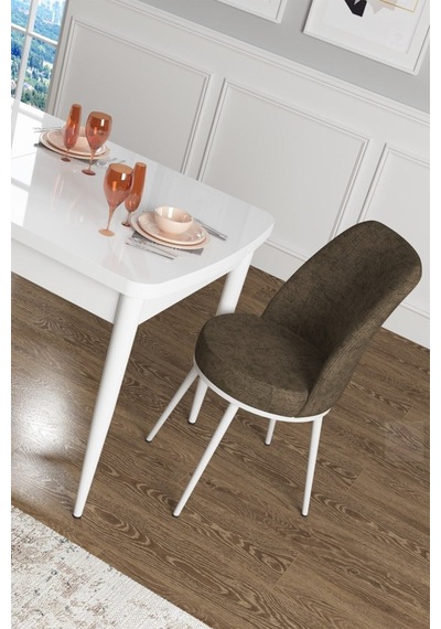 Canisa Concept Canisa Zen Serisi 1.sınıf Mdf Açılabilir Mutfak Masası Takımı Beyaz Masa +4 Kahverengi Sandalye Masa Beyaz Sandalyeler Kahverengi Canisa Concept Canisa Zen Serisi 1.sınıf Mdf Açılabilir Mutfak Masası Takımı Beyaz Masa +4 Kahverengi Sandalye Masa Beyaz Sandalyeler Kahverengi