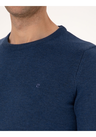 Pierre Cardin Erkek İndigo Melanj Kazak /triko 50315509-vr155 İndigo Melanj