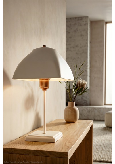 Karmen Abajur -retro Modern Mantar / Kubbeli Komodin Lambası - Salon,oturma Odası, Antre,yatak Odası, Ofis Başucu Masa Lambası Beyaz-bakır Kuka Beyaz-bakır Kuka Karmen Abajur -retro Modern Mantar / Kubbeli Komodin Lambası - Salon,oturma Odası, Antre,yatak Odası, Ofis Başucu Masa Lambası Beyaz-bakır Kuka Beyaz-bakır Kuka
