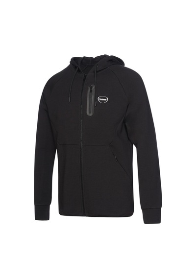 Hummel Nova Zıp Hoodıe Erkek Fermuarlı Ceket Siyah Siyah
