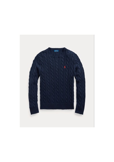 Polo Ralph Lauren Örgülü Triko Kazak Lacivert
