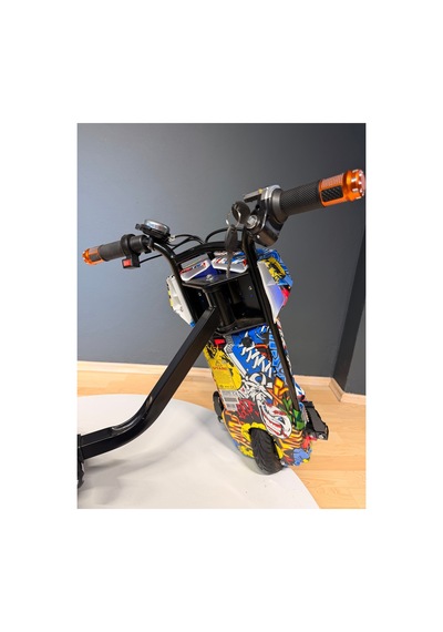 36v 350w Elektrikli Drift Scooter 3 Hızlı 25 Km/h 100 Kg Taşıma Kapasiteli Sarı Sarı
