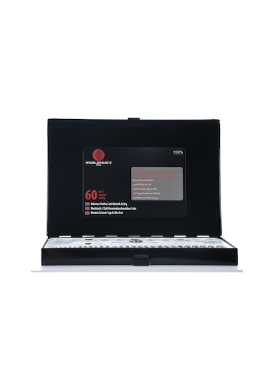 Worldforce 60 Parça Pafta Kılavuz Seti S2 Çelik Profesyonel N11.1200