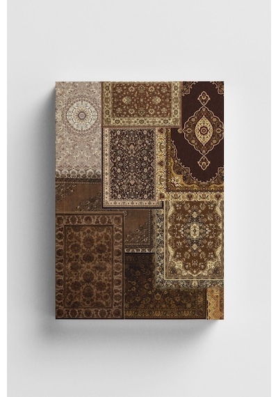 Etnik Kolaj Serisi 8 Zülf-i Yar Bullet Journal A5 Noktalı Defter Çok Renkli