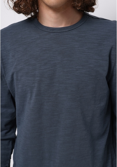 Colin's Colins Regular Fit Yuvarlak Yaka Düz Erkek Mavi Uzun Kol Tişört Cl1076432 Q1.v1 Inv Indigo