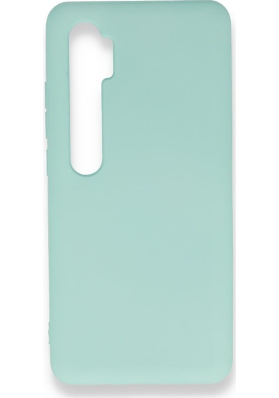 Xiaomi Mi Note 10 Lite İçi Kadife Kaplı Esnek Silikon Kapak Ryc/ Nano Lansman Turkuaz