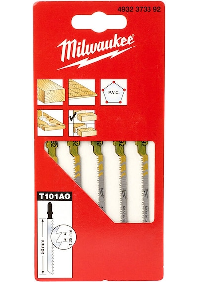 Milwaukee Dekupaj Bıçağı T101ao 50m Parke Laminat 5'li Hcs- 4932373392
