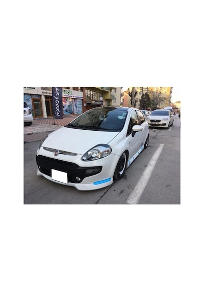Fiat Punto Evo Ön Ek Plastik Siyah Karlık-ön-ek-bodykit 2009 2010 2011 2012