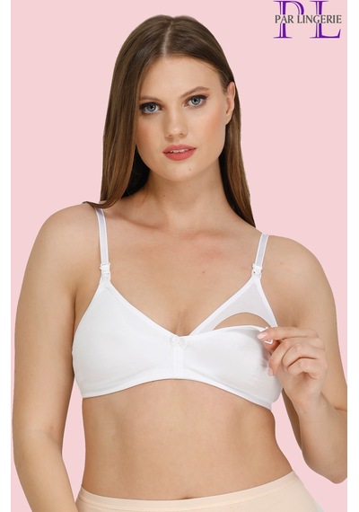 Parlingerie 3lü Hamile Emzirme Sütyeni Kapsız Karışık Renk Çok Renkli
