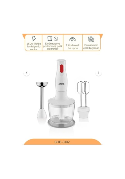 Shb-3182 El Blender Seti Belirtilmemiş