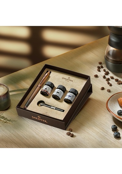 Sheaffer 100 Serisi Dolma Kalem M Kahve+3 Mürekk Kahverengi