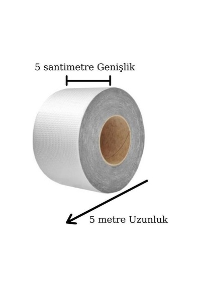Büro Ev Ofis Tadilatı İçin 5cm Çatı Boru Duvar Çatlak Onarıcı Sızdırmaz Yapışkan Folyo Bant Diğer
