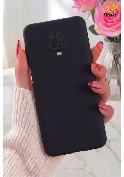 Fibaks Redmi Note 9 Pro/9s Uyumlu Kılıf Lansman Kamera Korumalı Içi Kadife Yumuşak Dokulu Silikon