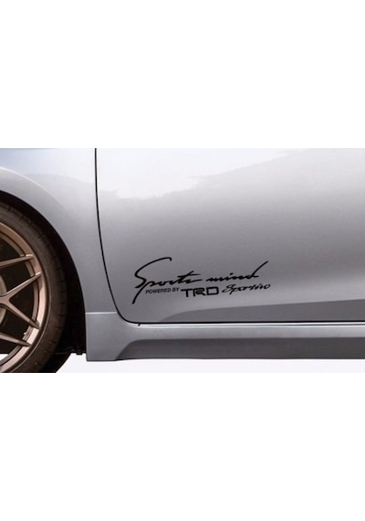 Toyota Trd Yan Kapı Çamurluk Sticker Araba Oto Yapıştırma 2 Adet