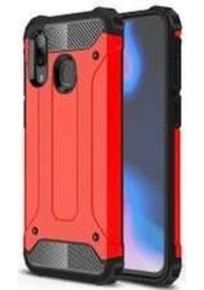 Noktaks - Xiaomi Uyumlu Xiaomi Redmi 7 - Kılıf Çift Katman Zırh Tank Crash Military Kapak - Rose Gold