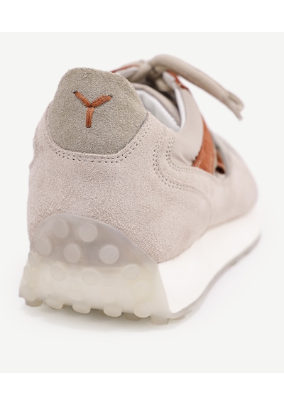 Yargıcı Kumaş Detaylı Deri Sneaker 24yeay4474x 017 Bej
