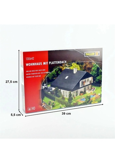 1/87 Metal Çatılı Villa Maketi, Faller 130642
