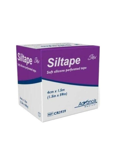 Sıltape Yumuşak Silikon Bant, Delikli, 4 Cm X 1,5 M, 4 Cm X 1,5 M