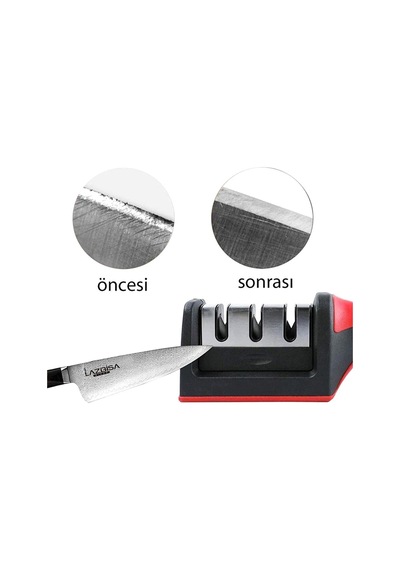 3 Açılı Profesyonel Bıçak Bileyici Elmas Seramik Tungsten Çelik Bıçak Bileme Seti Çok Renkli Diğer