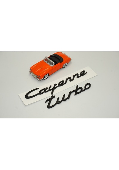 Porsche Cayenne Turbo Bagaj 3M 3D Abs Yazı Logo Amblem Seti (549182397)