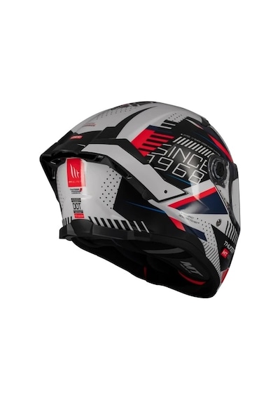 Mt Helmets Mt Thunder 4 Sv Luminence A7 Motosiklet Kaskı Siyah Gri Kırmızı