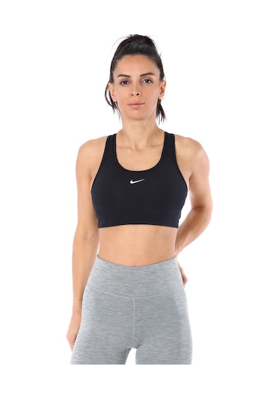 Nike Kadın Sporcu Sütyeni Bra Swoosh 1Pp Sports Bra Bv3636-010 Siyah