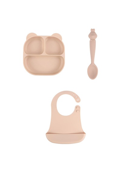 Pandish Mamma Beslenme Seti 3'lü - Pembe