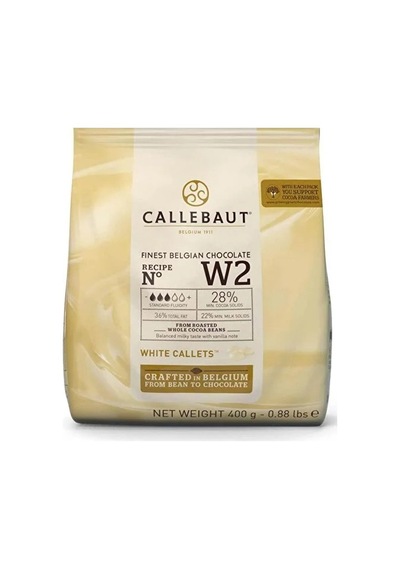 Callebaut Drop Beyaz Çikolata %28 400 Gr