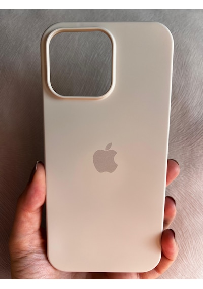 Apple Uyumlu iPhone 16 Pro Logolu İçi Kadife Silikon Lansman Kılıf