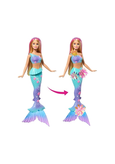 Jdm72 Barbie Büyülü Çiçekler Deniz Kızı - Flower Magic Mermaid Standart