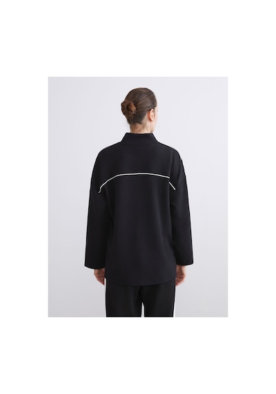 LC Waikiki Alıta Cıty Farkıyla Lcw Grace Siyah Dik Yaka Oversize Kadın Sweatshirt Siyah - 924122787 Siyah LC Waikiki Alıta Cıty Farkıyla Lcw Grace Siyah Dik Yaka Oversize Kadın Sweatshirt Siyah - 924122787 Siyah