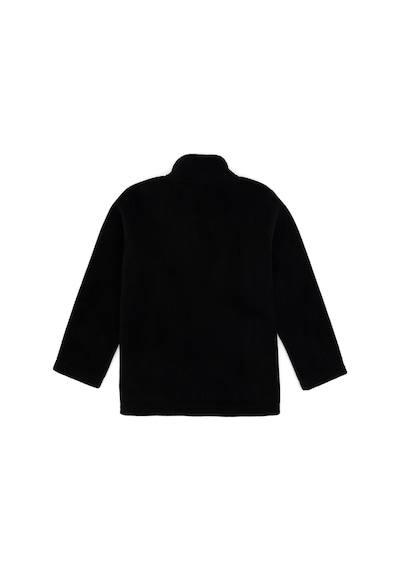 U.S. Polo Assn. Erkek Çocuk Siyah Fermuarlı Polar Sweatshirt 50293545-VR046