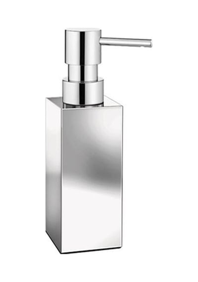 Sıvı Sabunluk, Kare, Tezgah Üstü, 500ml - Krom Krom