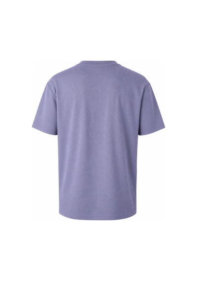 Trender Modelli Cepli O Yaka Açık Gri Erkek T-shirt 2351-1