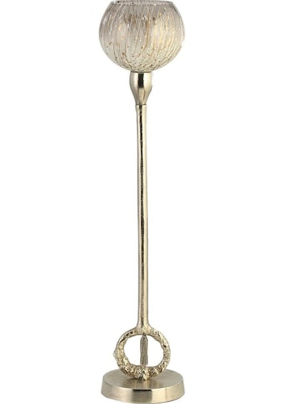 Vitale Pollock Şamdan Küçük 13 13 55 Cm Ak.ıx0226