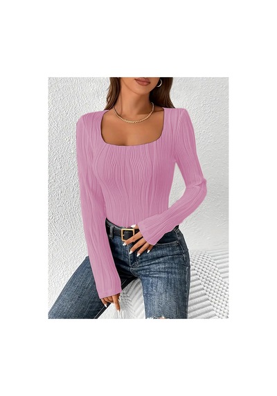 Wild Flower Elastanlı Pembe Bluz Yüksek Bel Uzun Kollu Kare Yaka Örme Kumaş Bahar Sonbahar Kış Bluz Pembe Wild Flower Elastanlı Pembe Bluz Yüksek Bel Uzun Kollu Kare Yaka Örme Kumaş Bahar Sonbahar Kış Bluz Pembe