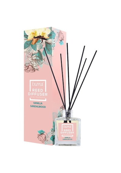 İxora Red Diffuser Vanilla Sandalwood Oda Kokusu