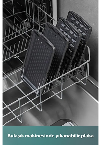 Homend Toastbuster 1325H Çıkarılabilir Waffle Plakalı Tost Makinesi