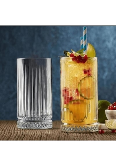 Paşabahçe Elysia Long Drink 4 Lü Su Bardak - Meşrubat Bardağı 520045