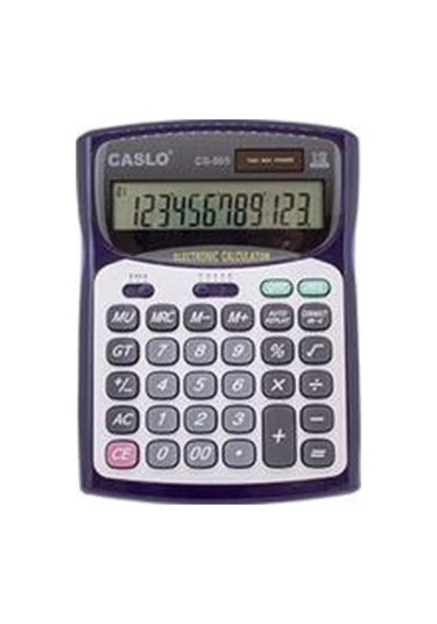 Csl Cs-505 12 Hane Masa Tipi İşlem Kontrollü Su Geçirmez Hesap Makinesi Kdo Diğer