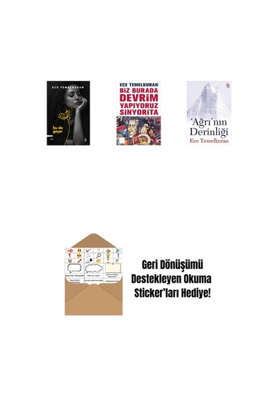 Bu Da Geçer + Biz Burada Devrim Yapıyoruz Sinyorita Cep Boy + 'ağrı'nın Derinliği + Okuma Sticker'ları